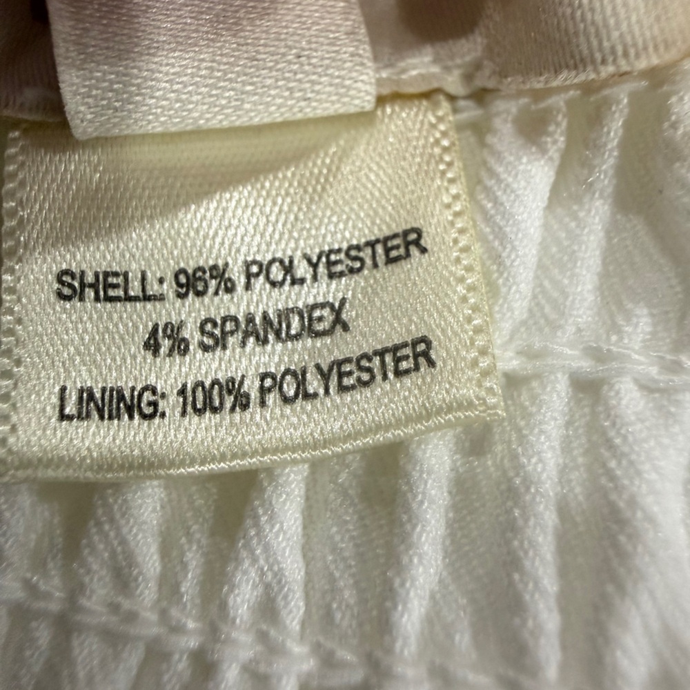 Monteau White Strapless Button-Front Bustier Top - image 6